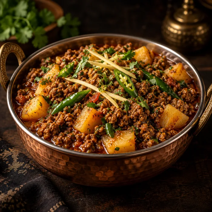 Aaloo Qeema (Beef)