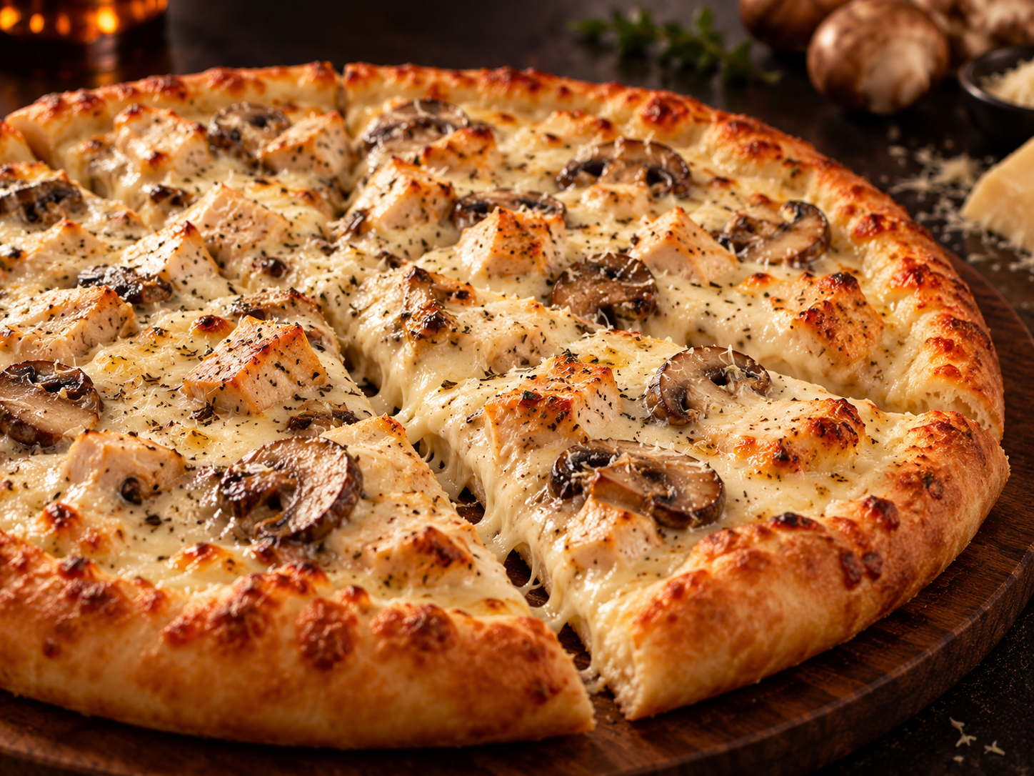 Alfredo Pizza