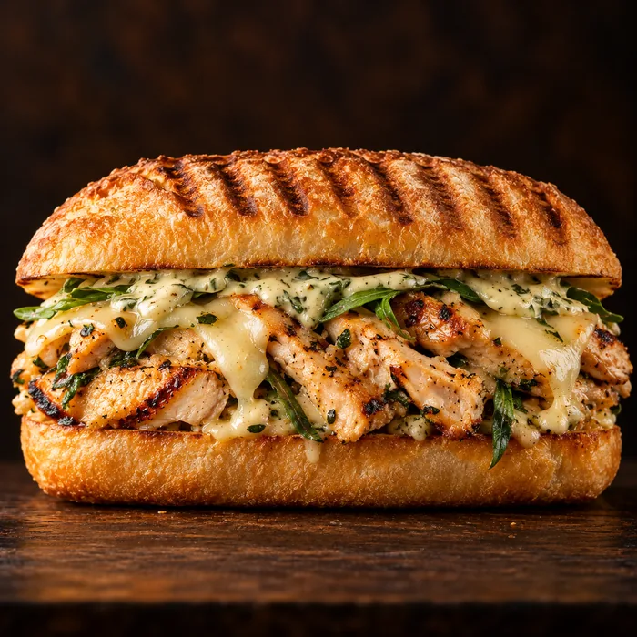 Tarragon Panini Sandwich