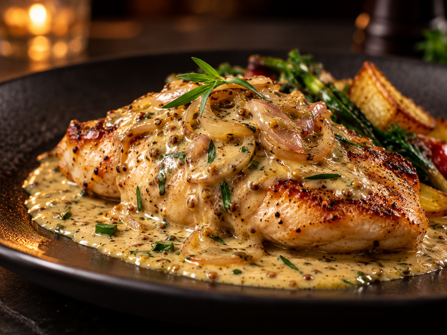 Tarragon Steak
